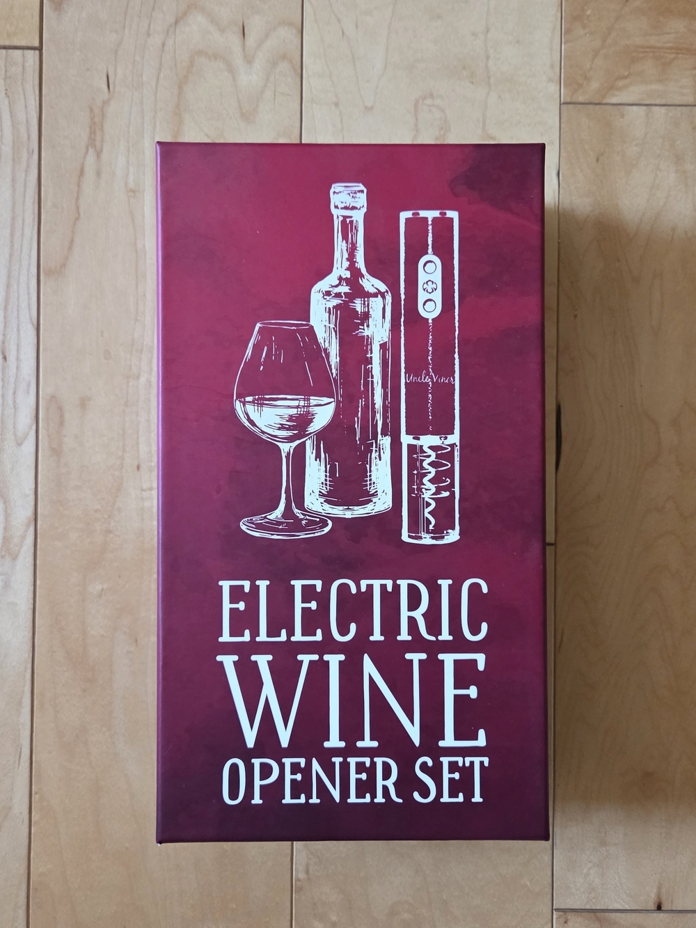 Electric Wine Opener Set - Red